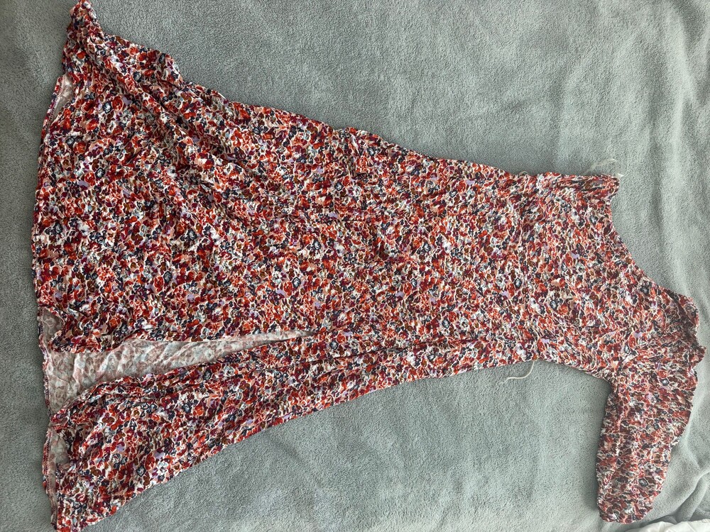 One Shoulder Floral Print Dress Lightweight Summer Dress